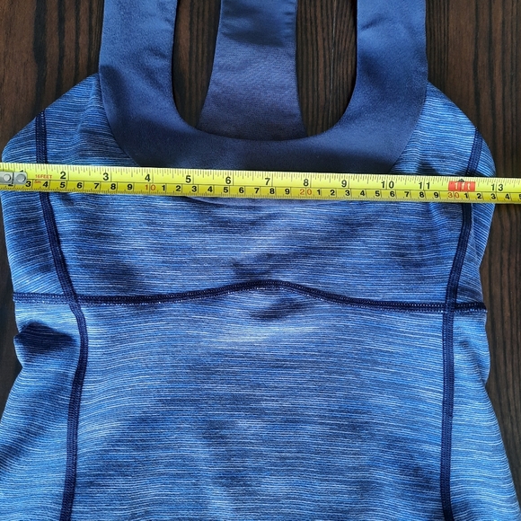 Lululemon Blue Sport Racerback Top Size 4 - Picture 3 of 6